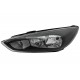 Ford Focus 2014-2018 LED Black Inner Head Lamp Unit Passenger Side